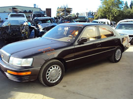 1991 LEXUS LS400, 4.0L AUTO 4DR, COLOR BROWN, STK Z14828